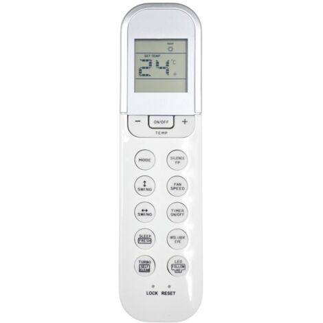 Télécommande de climatiseur compatible avec la télécommande de climatiseur-Midea Rg36f /bgef Rg36f2 /bgef Rg36f4 /bgef (1/4)