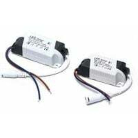 2x Driver LED, 13-18W transformateur pour plafonnier LED, alimentation panneau LED, connecteur DC pour plafonnier LED (13-18W) (1/4)
