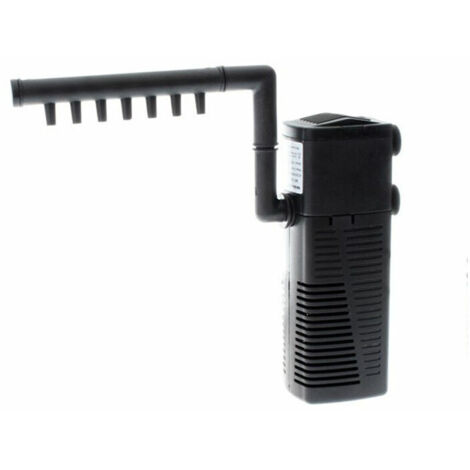 Filtre Intérieur Aquarium, 8W 600L/H Filtre Interne pour Aquarium 80 litres Filtre Pompe Aquarium pour Petit Réservoir, Aquariums d'eau Froide ou Tropicaux, Réservoir de Tortues