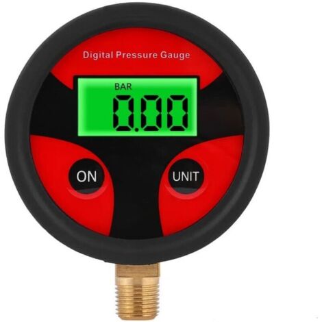 Manomètre Numérique de Pneu, Manomètre Jauge de Pression des Pneus de Voiture Digital LCD Jauge de Pression d'Air des Pneus LCD Numérique pour Voiture Camion Moto 0-200PSI