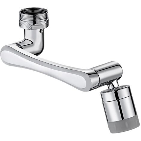 SHINING HOUSE Aérateur de robinet pivotant en laiton 2 modes Aérateur de filtre de robinet de cuisine réglable (1/5)