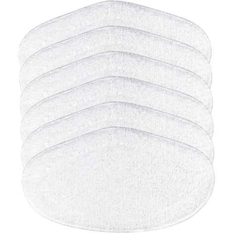 6PCS Serpillères Reutilisable pour Vaporetto Brosse Vaporforce Remplacement pour PAEU0332 Vadrouilles de Rechange Lavables pour Polti Vaporetto Brosse Vaporforce (6pcs pour Polti)