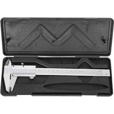 Sjlerst – Pied à coulisse en acier au carbone 0-150 mm – Précision 0,02 mm – Échelle laser pour mesures intérieures/extérieures – Outil professionnel (1/5)