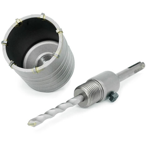 Tinor – Scie cloche 68mm pour béton et maçonnerie – Adaptateur SDS Plus 110mm – Foret de centrage 8x110mm – Coupe nette sans surchauffe (1/5)