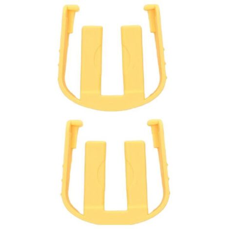 Lot de 2 rondelles de voiture, autres outils de jardin, connecteur rapide, boucle, clip en C, pièces de rechange, convient pour Karcher K2, K3, K7, jaune (1/5)