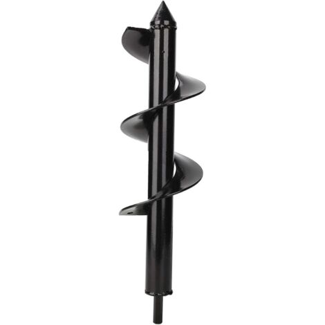 8x30cm Tarière pour Perceuse, Tariere Jardin Perceuse, Forets de Jardin en Spirale, Outil de Plantation pour Faire Rapidement Trou et Planter des Fleurs Arbres Arbustes (1/5)