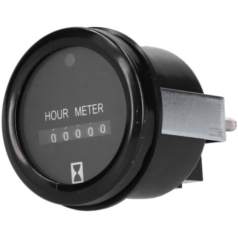 Compteur horaire à Quartz AC/DC 12-36V, minuterie mécanique professionnelle étanche avec voyant lumineux (1/4)
