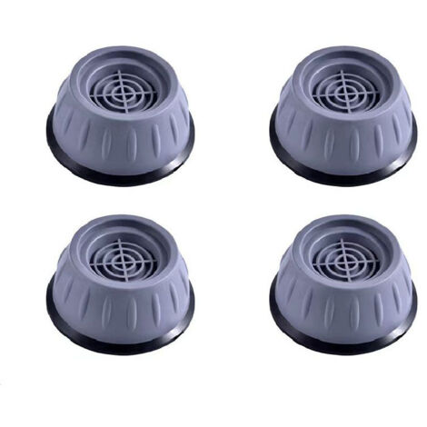 Jeu de 4 pieds de meubles, tapis anti-vibrations pour machines à laver, pieds en caoutchouc antidérapants pour machines à laver, sèche-linge, meubles, tapis universel anti-bruit et anti-vibrations, au (1/5)