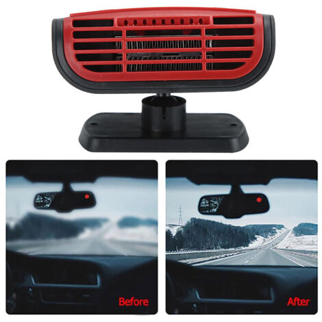 Dégivreur de pare-brise de voiture Portable 150W 12V, ventilateur de chauffage Compact pour utilisation de véhicule