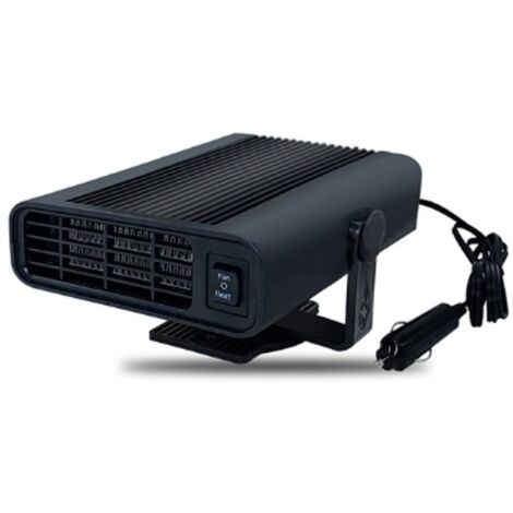 Chauffage de voiture portable 12 V/24 V, chauffage rotatif à 360°, 150 W, chauffage électrique, dégivreur, chauffage de voiture (couleur : noir, taille : 12 V) (1/5)