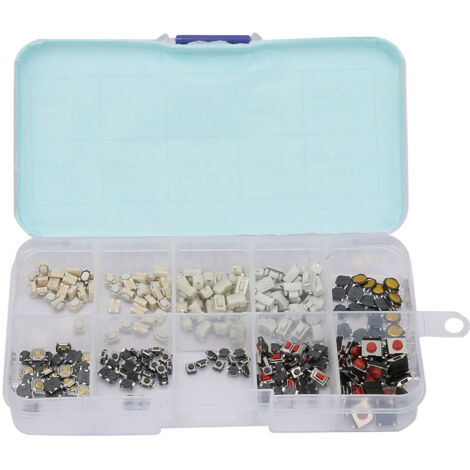 Interrupteurs 10 types de kit d'interrupteur tactile à télécommande à plusieurs fins 250 pcs (1/5)