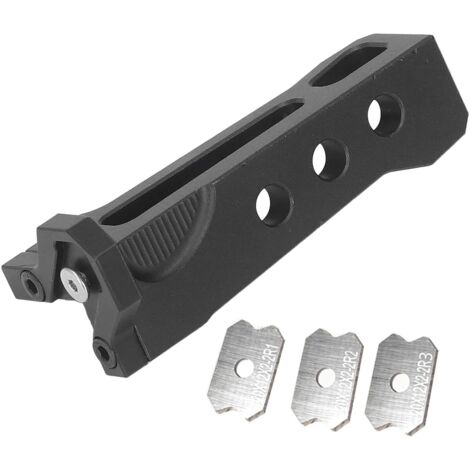 Tondeuse à Chants et Rabot à Bord Manuel en Alliage D'Aluminium pour le Travail du Bois, Grattoir à Chanfrein R1 R2 R3 pour une Coupe Rapide (1/5)