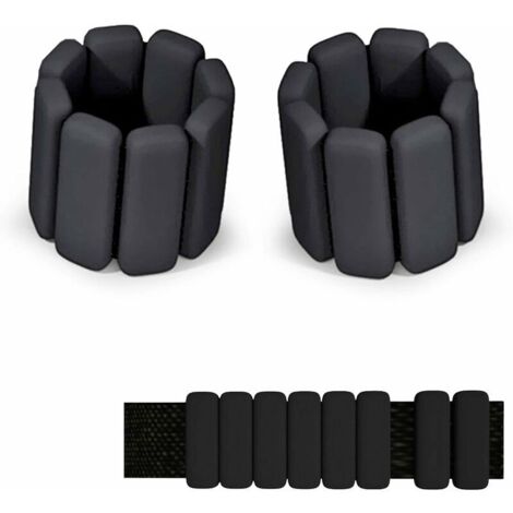Lestes Poignets, Lestes Chevilles Musculation, Chaque Paire 2 LB, Bracelet réglable Jambe Portable Bague du Bracelet pour Gym Fitness Exercice Marche Course Yoga Jogging Aérobic Pilates--TRIMEC