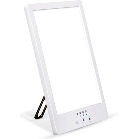Lampe de luminothérapie,12000 lux,peut prévenir la dépression d'humeur,la mémoire et la fonction de temps,peut ajuster la luminosité et la température du croisement des couleurs