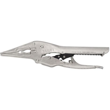 Pince a prise a pression autobloquante avec becs longs de 275 mm 0370/11
