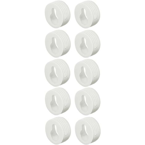 Cyclingcolors – Lot de 10 supports de cadre 20mm – Fixation pour bois à percer – Crochets d'assemblage pour meubles – Charge max 10kg