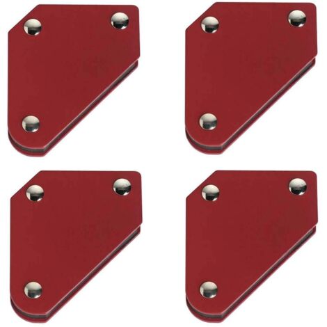 4 PCS EQUERRE MAGNÉTIQUE 45° 90 ° 135 ° POUR SOUDEUR 4,5 KG S057/060S