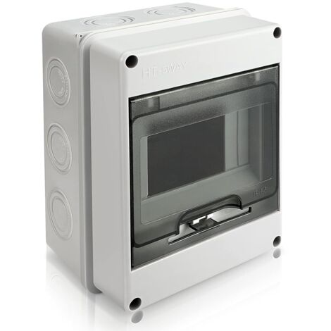 Coffret Electrique Etanche, IP65 5-MODULES Ableaux à Disjoncteurs éLectriques Boitier, Etanche Electrique Exterieur, Armoire de Contrôle, Boitier de Jonction pour Utilisation à l'extérieur (1/5)