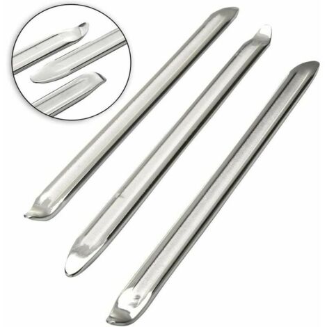 Ahlsen – Outil démonte-pneu en acier forgé – Lot de 3 outils de 30,5 cm – Conception à tête arquée pour pneus difficiles – Résistance et durabilité