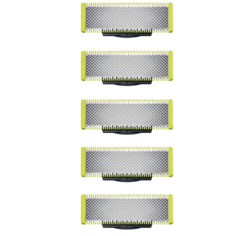 Lames de rechange oneblade QP2523 QP2530 QP6523 QP220，Ensemble d'accessoires de salle de bain, 5 pièces