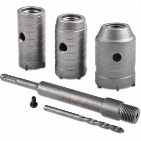 Scie cloche trépan béton TCT Ø30mm, 40mm, 50mm Tige SDS Plus 350mm Coupe précise pour maçonnerie et briques (1/5)