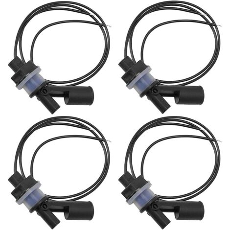 Lot de 4 Capteurs de Niveau deau, Interrupteur Flotteur pour, Pompe Capteur Niveau Eau Interrupteur De Niveau Automatique pour Aquarium de Piscine (1/5)
