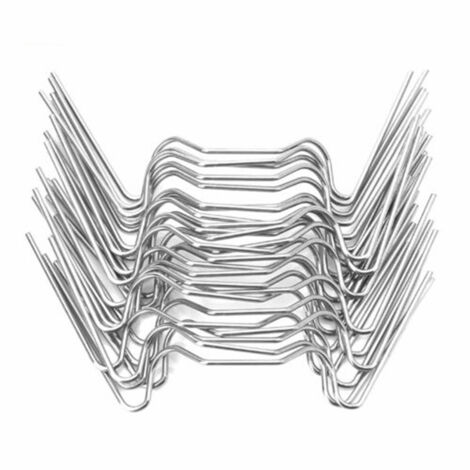 Clips de vitrage pour Serre de Jardin Inoxydable 50 pièces Fixation Plaque de polycarbonate Clips de Fixation Serre Pinces W (1/3)
