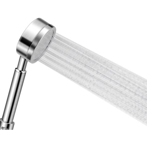 Pommeau Douche Haute Pression en Acier Inoxydable 304 Douchette Douche Salle de Bain Economie d'Eau Installation Facile