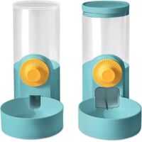 Distributeur Croquettes Chat Automatique et Distributeur Eau Distributeur d'eau Automatique Suspendu Distributeur de Croquettes Chiens for Animaux Vert