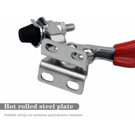 SEPSHA Lot de 6 Pince à Bascule en Métal Horizontal Sauterelle, Serrage