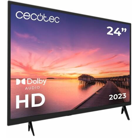 Cecotec Televisione TV 0 Serie 0024. Schermo de 24 Pollici, HD, Risoluzione dede immagini e video ottimali, Sistema Dolby, Memoria flash, Connettività HDMI/USB, Telecomando, Classe E. (1/3)