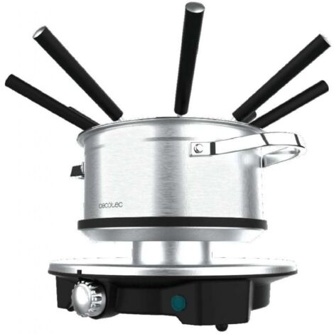 Cecotec Fondue elettrica per formaggio, cioccolato e olio, con 1500 W e 8 forchette. (1/5)