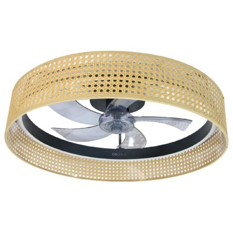 Ventilatori da soffitto EnergySilence LampAero 600 Beige Design Cecotec (1/5)