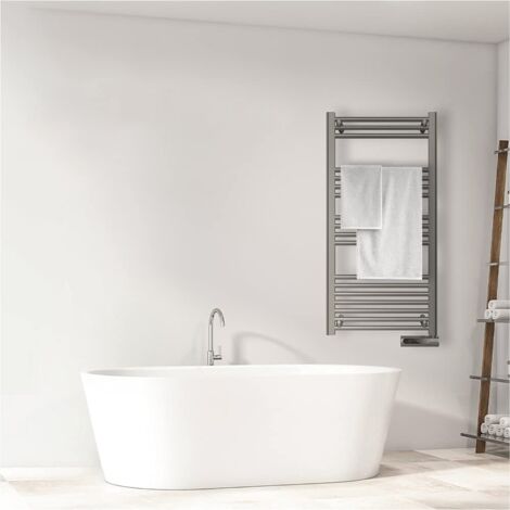 Cecotec Portasciugamani Elettrico ReadyWarm 9200 Smart Towel White. 750 W, Display LCD e Controllo Touch, Programmabile. (Grigio Scuro) (1/5)