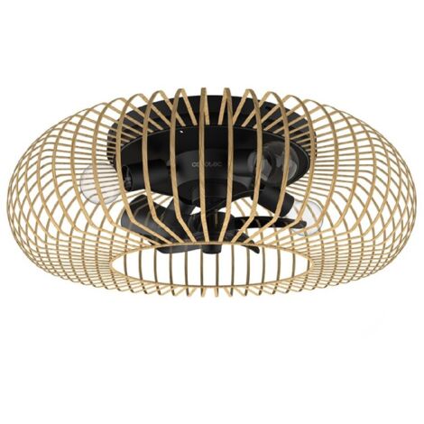 Ventilatori da soffitto EnergySilence LampAero 600 Natural WhiteWood Cecotec (1/5)