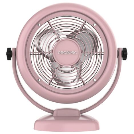 Ventilatori da Tavolo EnergySilence 800 RetroDesk Pink Cecotec (1/5)