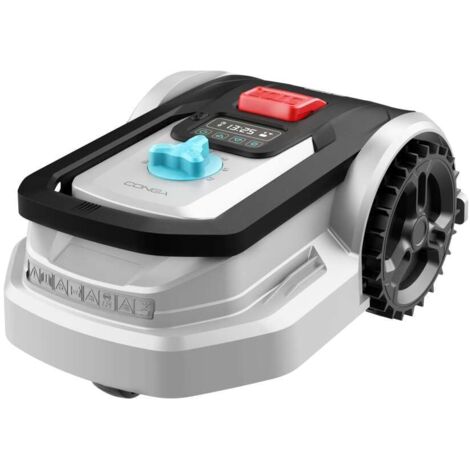 Cecotec Robot Rasaerba Conga Grasshopper 500. Tagliaerba con App, Motore Digitale Brushless, Superfici 500M2, Pendenza Massima del 27%, Regolatore delle Lame di Taglio, Sensore Rilevatore di Pioggia