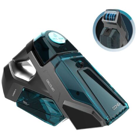 Cecotec Aspirapolvere de Tappezzeria e Tappeto de Palmare senza Cavo Conga MotorHand Carpet&ampSpot Clean 2000. 90W, Spazzola motorizzata, Spray, Autonomia 25 minuti, Serbatoio acqua pulita e sporca.