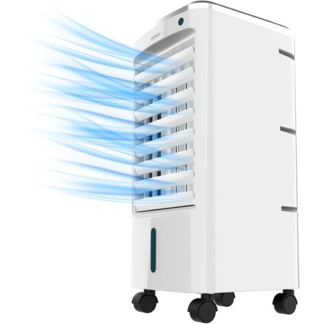 Cecotec EnergySilence 3500 Raffreddatore evaporativo Cool Compatto. 65 W, Serbatoio 3,5 L, 3 Velocità, Oscillazione di 70º, Ruote multidirezionali, Include 2 Raffreddatori