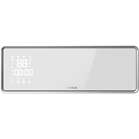 Riscaldatore a parete in ceramica con 2000W, display LED, controllo Wi-Fi, telecomando, 3 modalità, oscillazione, programmatore settimanale, protezione IP22 e massima sicurezza. (1/3)