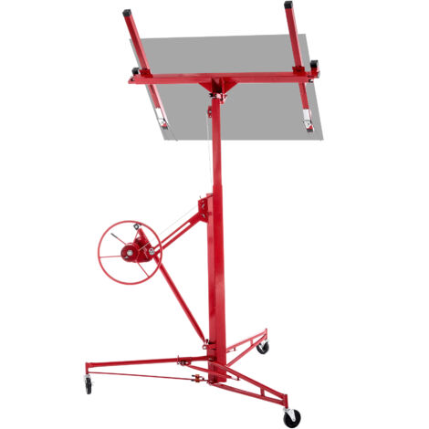 LINHOO Lève-Plaques 68 kg Réglable 140-350 cm, Structure Stable, Outil Professionnel (1/5)