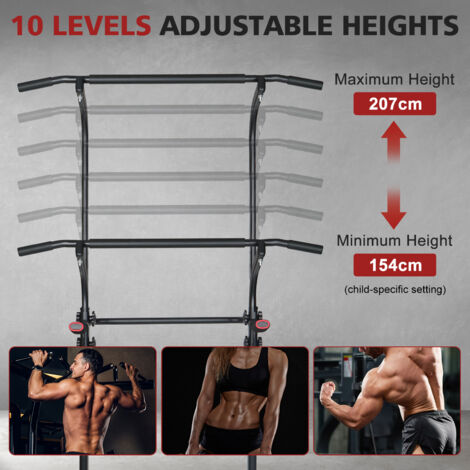 Soldes d'été 2026 : HOMEFITNESSCODE Chaise Romaine Musculation Ajustable Dips Power Tower ... pas cher