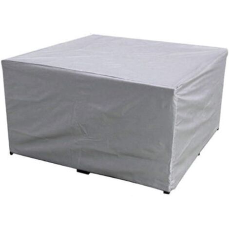 Rectangular garden furniture cover 150x150x75 cm, polyester, waterproof, dustproof and UV resistant (1/5)