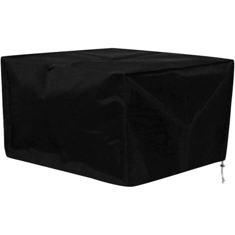 Black printer case 30x40x50 cm, nylon, waterproof and dustproof, anti-static (1/5)