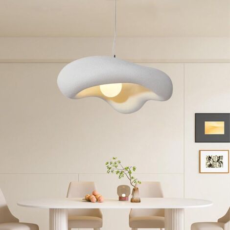 Irregular Wabi-Sabi Cloud Pendant Light E27, Creative Ceiling Chandelier for Dining Room or Kitchen (1/5)