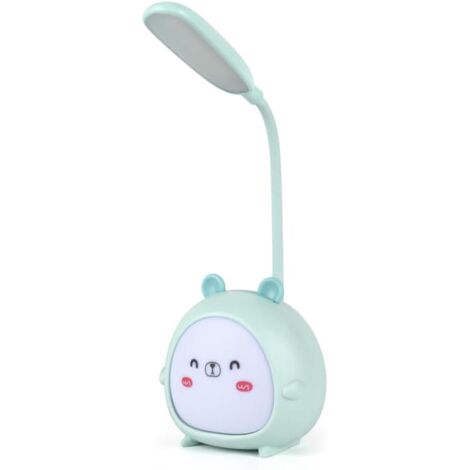 Lampe de Bureau LED Enfant Bleue Sans Fil USB Rechargeable Lecture Chevet Cadeau (1/5)