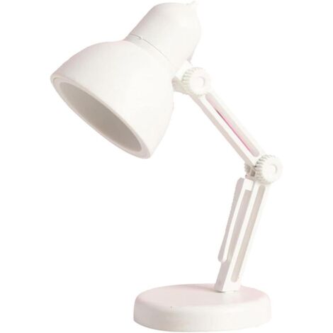Lampe de Bureau Robot Métal Blanc Industriel Rétro Décoration Chevet Bureau (1/5)
