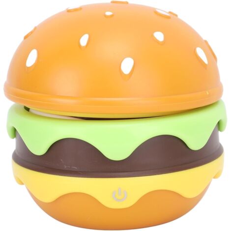 Lampe de Bureau LED Hamburger Tactile Intensité Variable USB Rechargeable Décoration (1/5)