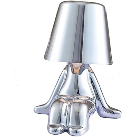 Lampe de Table LED Rechargeable Sans Fil 3 Niveaux Intensité Portable Bureau Chambre (1/5)