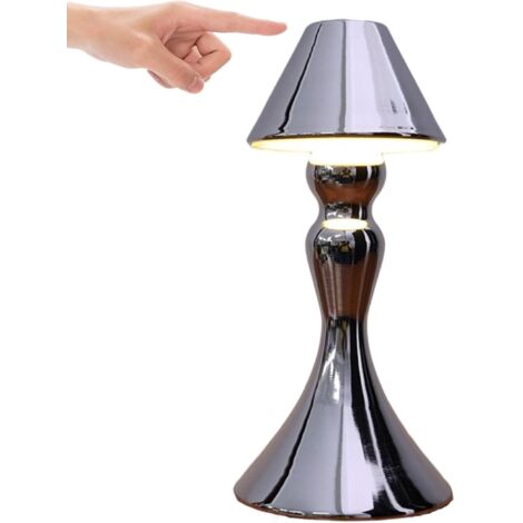 Lampe de Chevet LED Tactile Sans Fil Rechargeable 3 Niveaux Intensité Bureau Chambre (1/5)